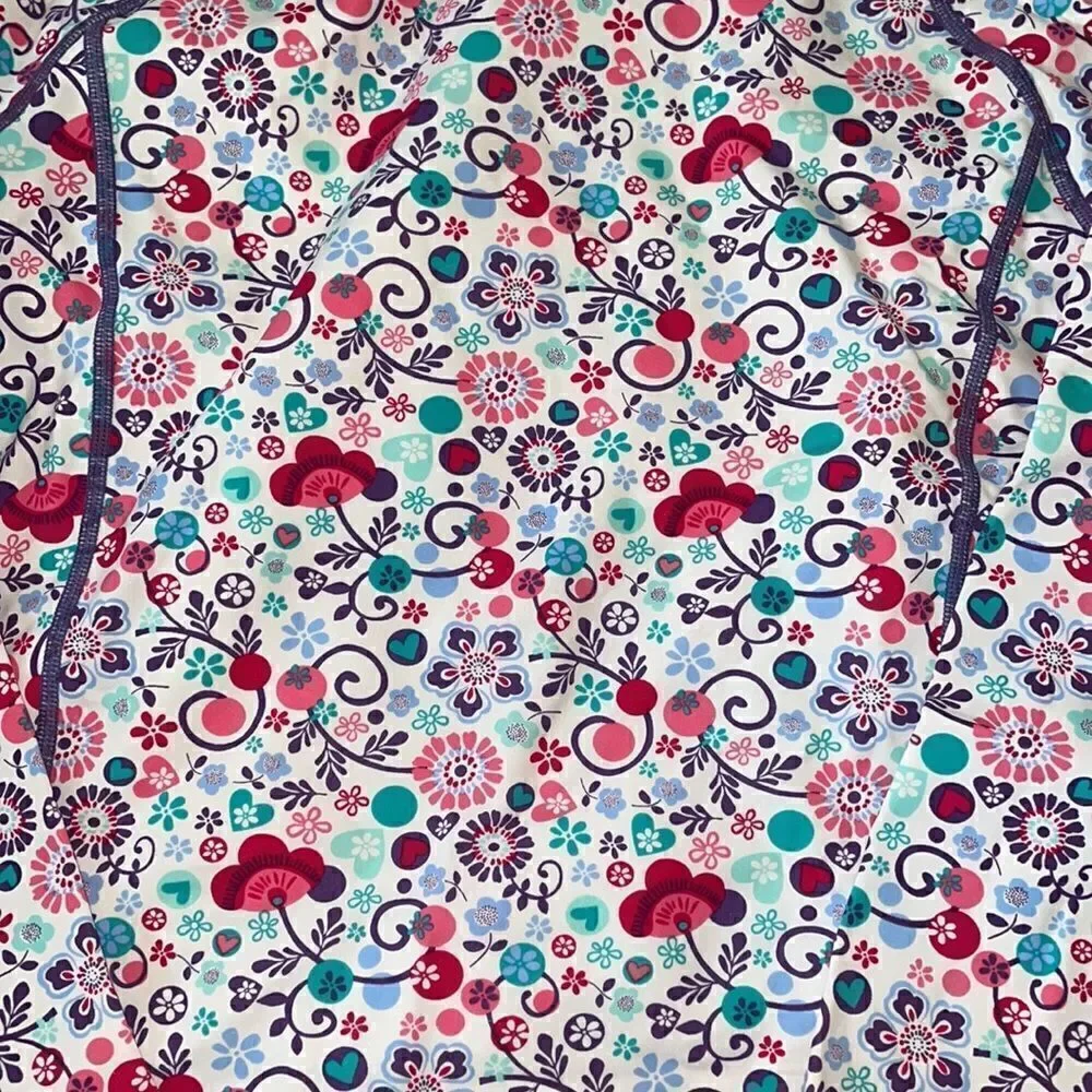 ✨REI Girl’s Floral Hooded Long Sleeved Rashguard